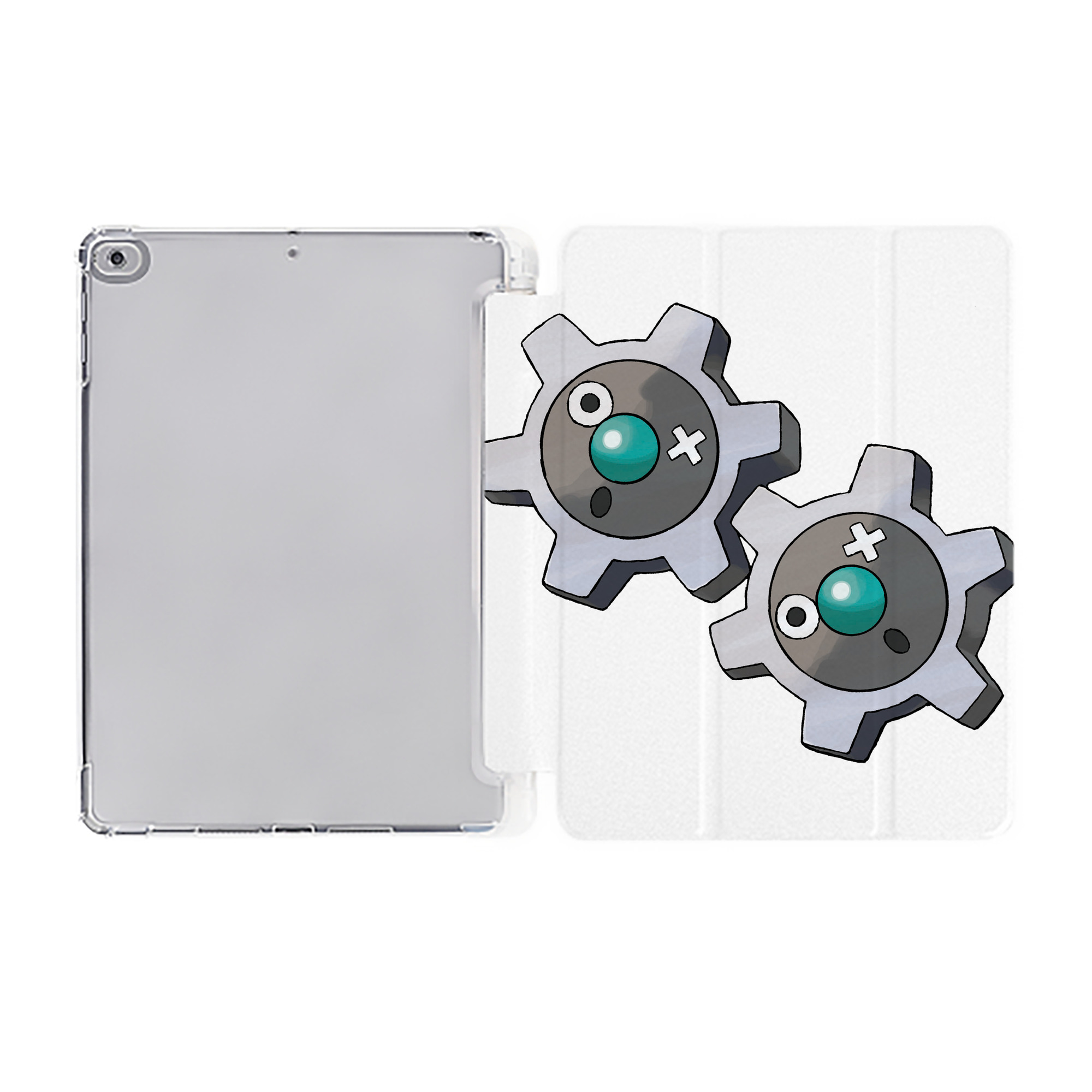 （画像用） ポケットモンスター Pokémon IPad ケース ペン収納付き 三つ折りスタンド PUレザー×シリコン 対応機種9.5/10.5/10.9インチ